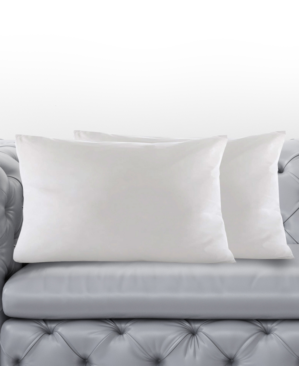 Cheer Collection 95% Feather/5% Down 2-pack Pillow Inserts, 12" X 20" In White