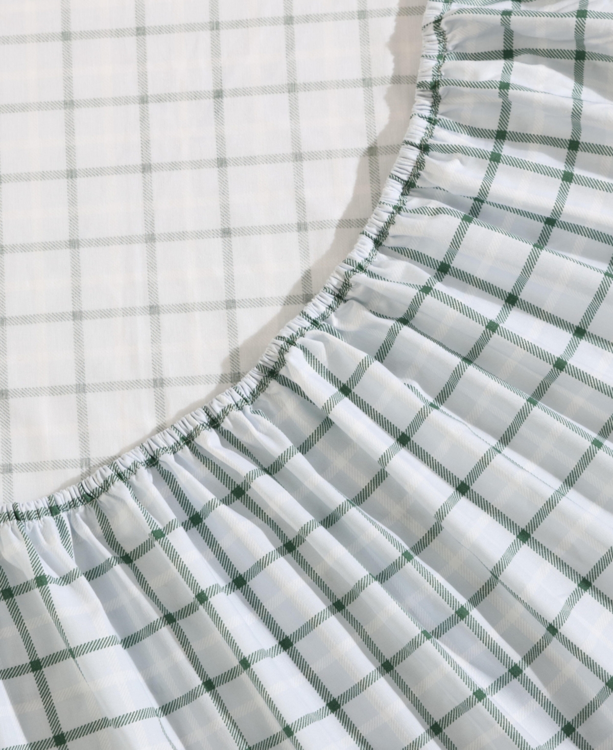 Eddie Bauer Printed 100% Cotton Percale 3-pc. Sheet Set, Twin In Classic Tattersall Plaid