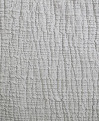 Kenneth Cole New York Serenity Wavy Lines Embossed 3-Pc. Duvet Cover Set, Full/Queen