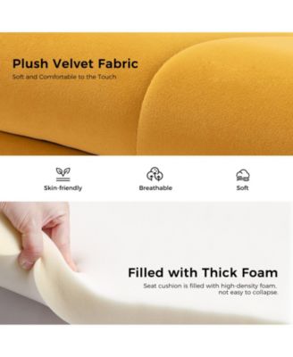 Upholstered Modern Flip Top Storage Bench with Metal Legs