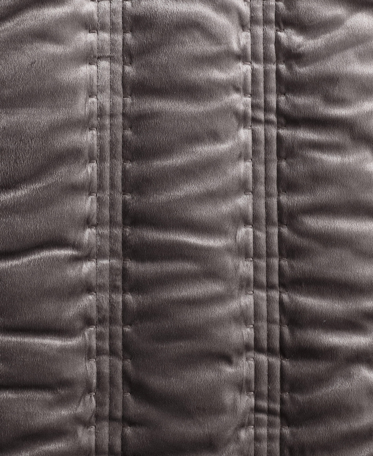Closeout! Vera Wang Linear Stitch Velvet 3-Pc. Quilt Set