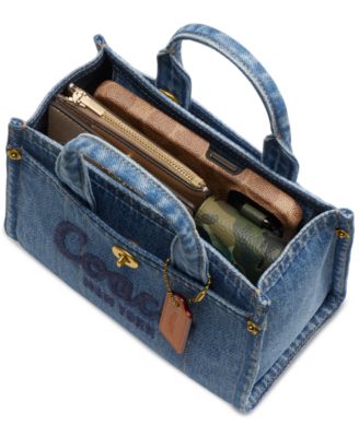 Mini Denim Cargo Tote 20