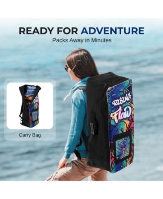 Rising Flow Stand-Up Paddle-Board (SUP) with Waterproof Mobile Phone Case, 10'6"