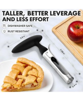 Premium Apple Corer Tool Stainless Steel Serrated Blade