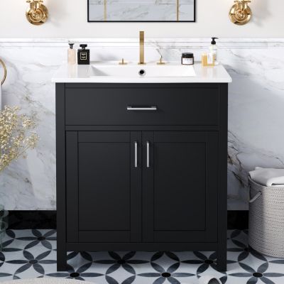 Compact 30" Bathroom Vanity with Ample Storage