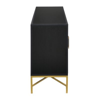 Streamdale Four-Door Sideboard with Cross-Leg Design