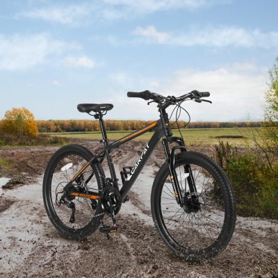 Streamdale 26" Mountain Bike, Shimano 21-Speed, Disc Brakes, Steel Frame