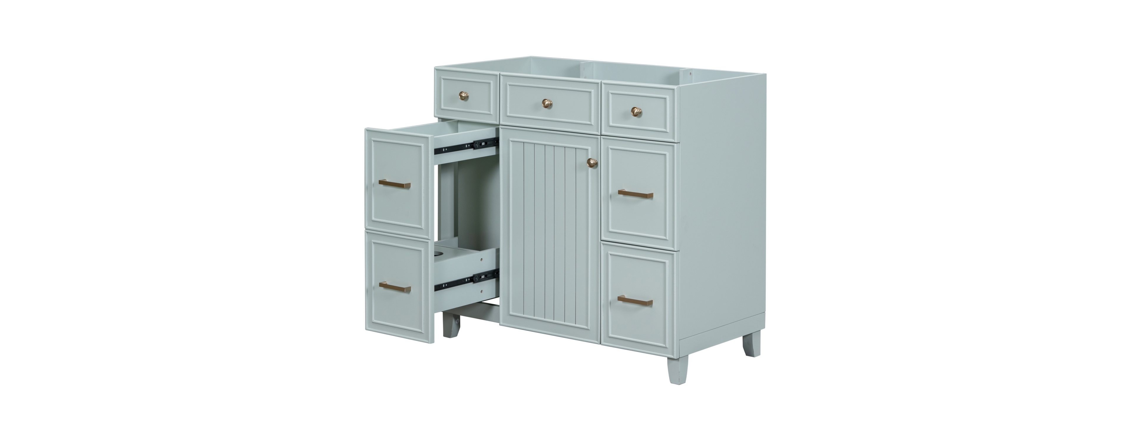 36" Bathroom Vanity-Blue