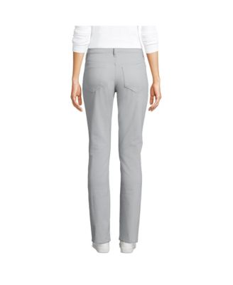 Petite Mid Rise Straight Leg Corduroy Pants