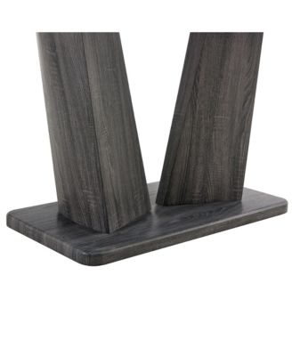 5 Piece Dining Table Set, 1.8" Thickness Tabletop and V-shaped Table Legs, 63 Inch Modern Kitchen Dining Table and Upholstered Dining Chairs for Kitchen Dining Room (Table + 4 Chairs)