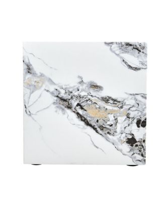 Modern Cube Coffee Table with Stylish Texture