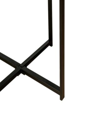 Streamdale Octagonal Vintage Farmhouse Coffee Table with Metal Legs