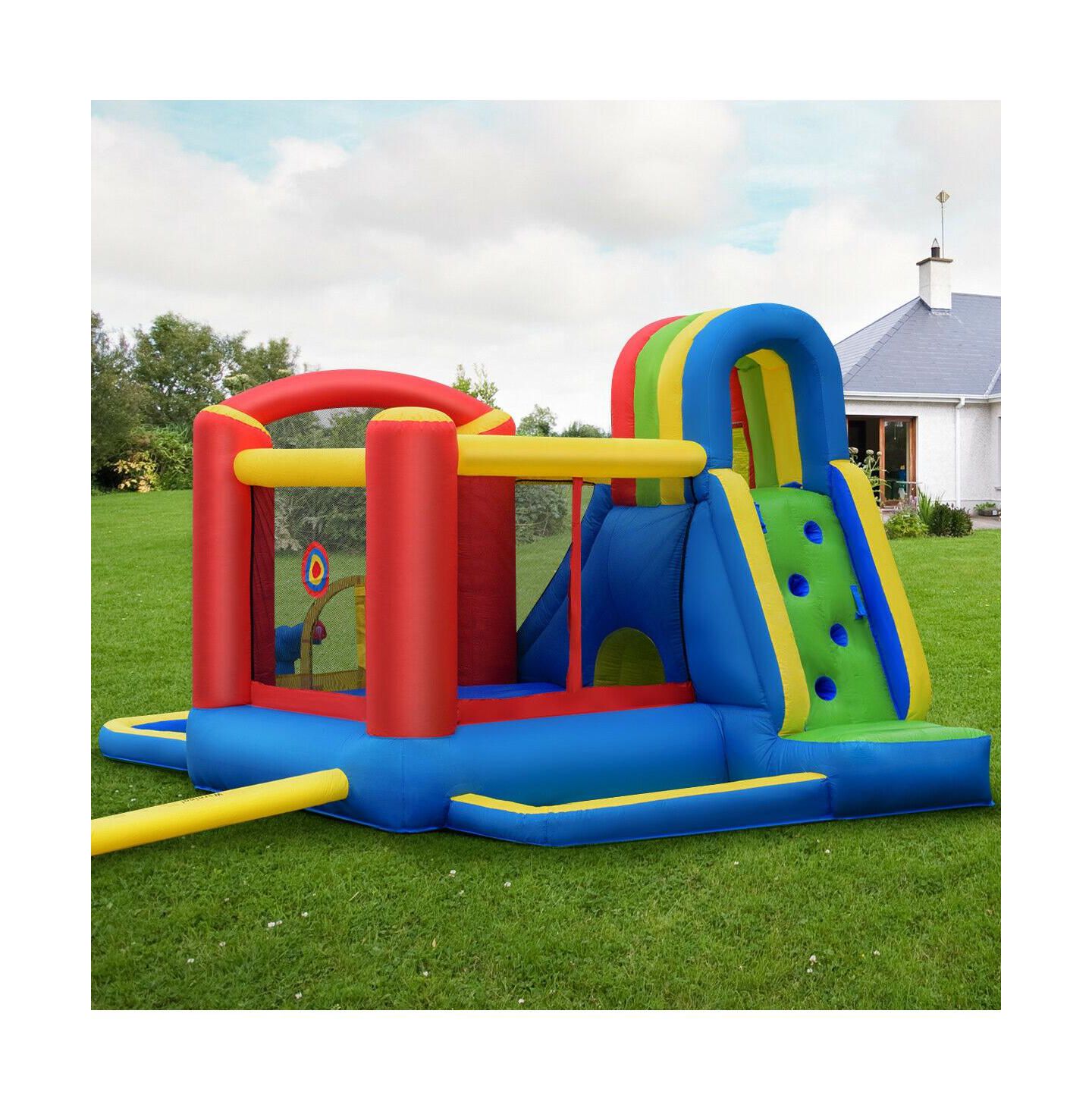 Детская игрушка SUGIFT 9-in-1 Inflatable Bounce House with Water Slide, 19'L x 9'W x 7.5'H, Hosts Up to 4 Kids, Ages 3+ — фото 4