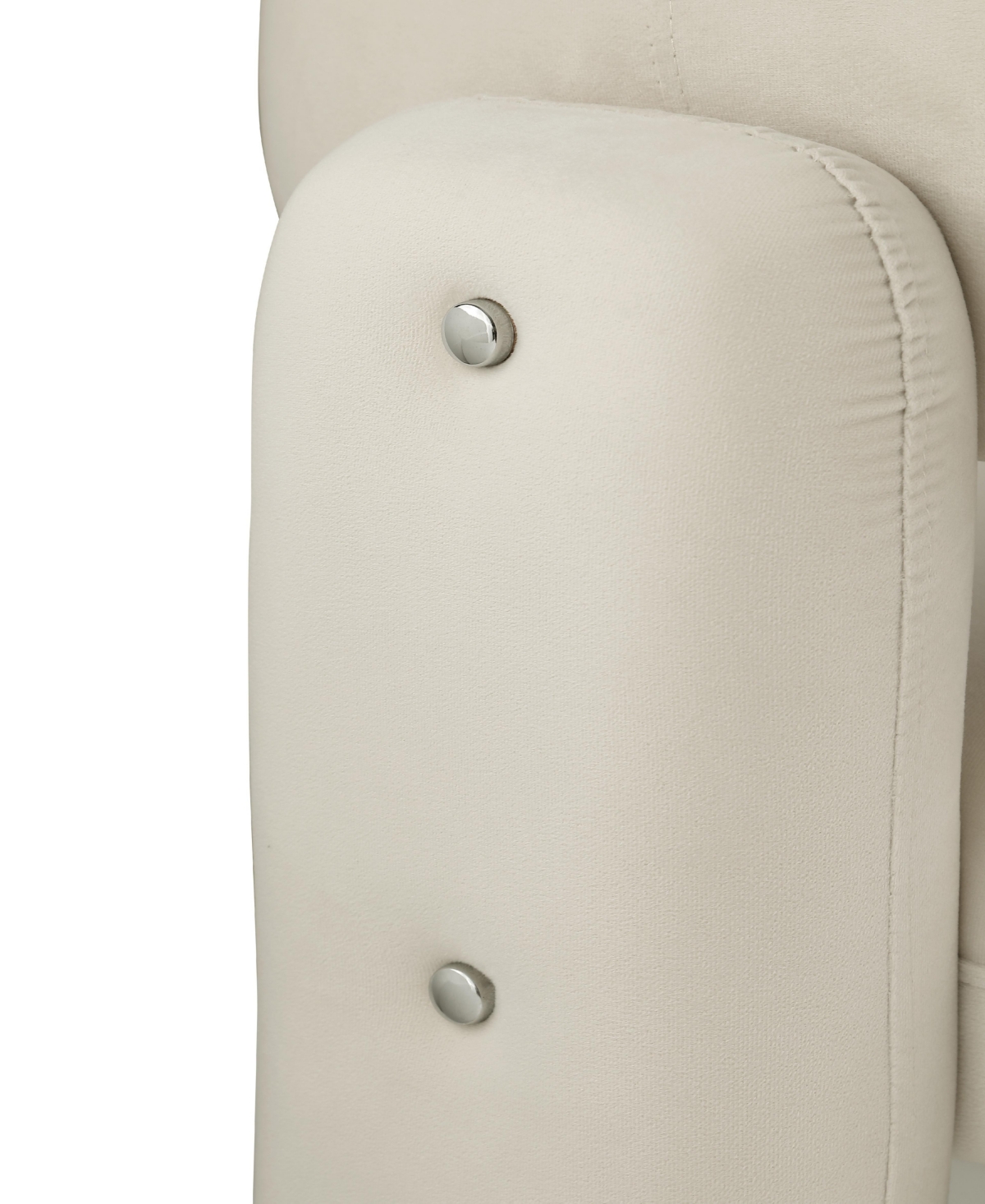 Simplie Fun Stylish Barrel Accent Chair: Curved Arms, Waterfall Seat, Hollow Backrest