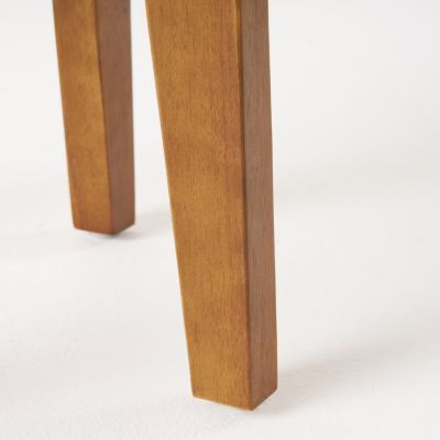 Streamdale Outdoor 16" Acacia Wood Side Table, Teak Finish