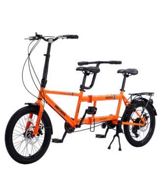 Tandem bike, 20inch wheels, 2-seater, shimano 7speed, foldable tandem adult beach cruiser