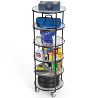 Adjustable Round Shelving Unit Versatile Storage
