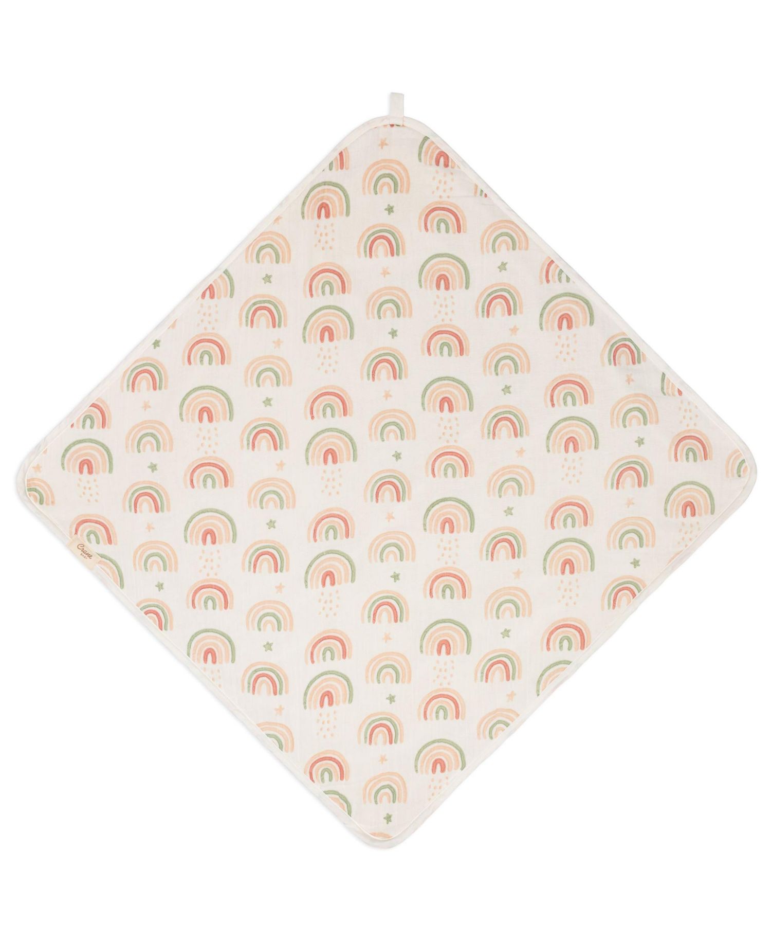 Infants Parker Hooded Rainbow Towel