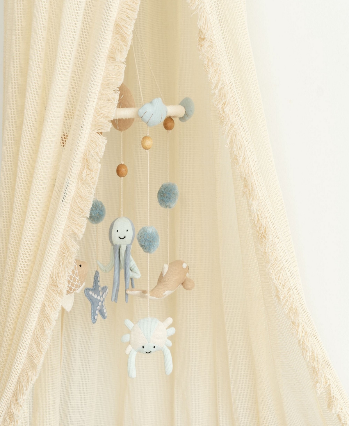 Crane Baby Infants Cove Mobile Ocean Life Ceiling Hanging In Blue