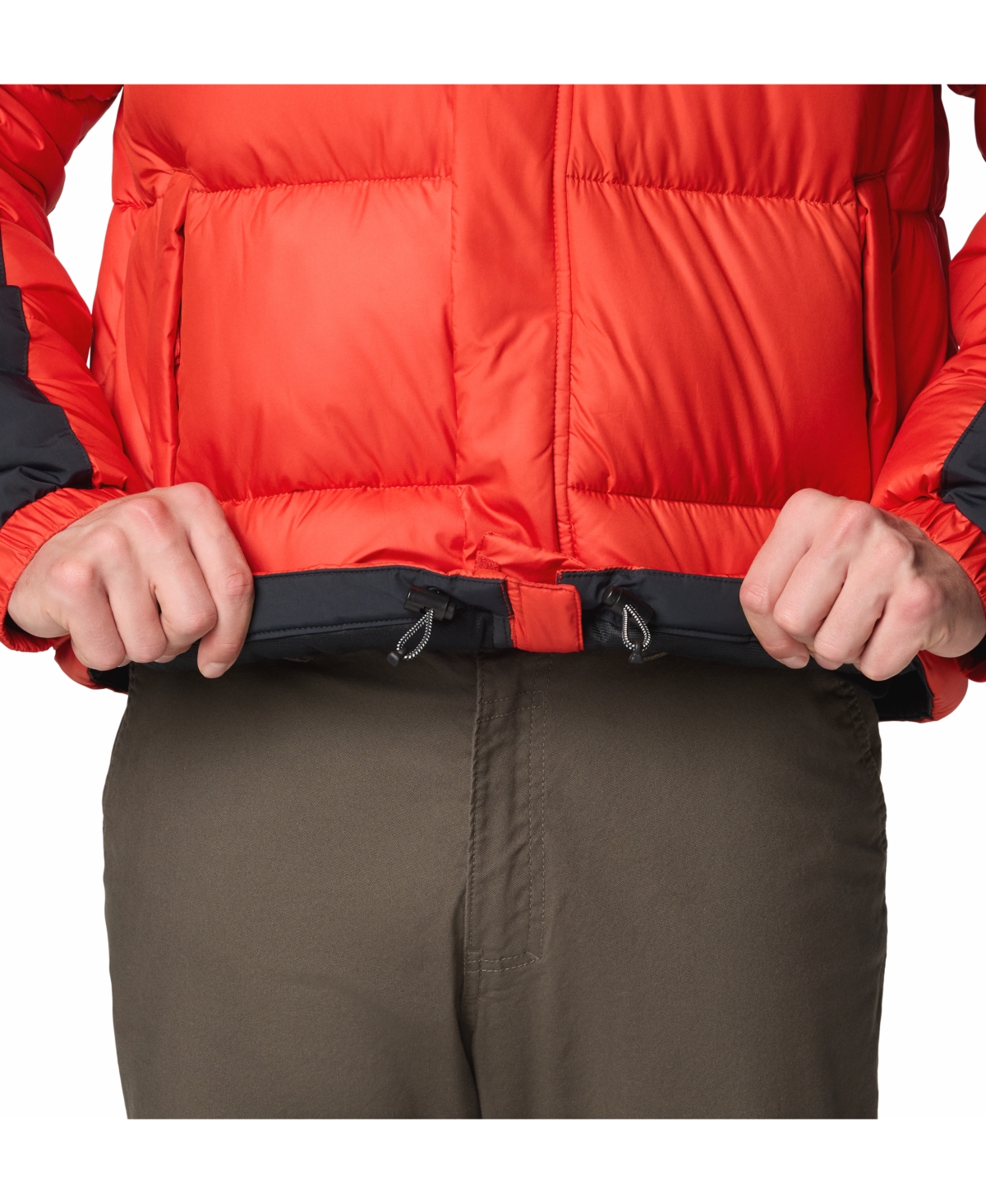 Columbia Men's  Snowqualmie Ii Puffer Jacket In Sail Red,black