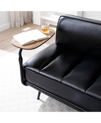 Modern End of Bed Bench with Swivel Tray