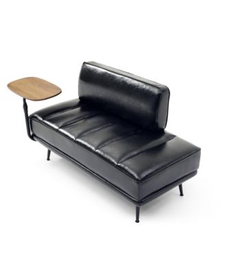 Modern End of Bed Bench with Swivel Tray