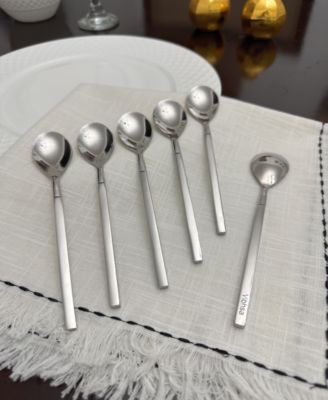 Square 6-Pc. Teaspoons Set, Serving for 6