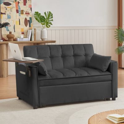 Streamdale  Velvet Loveseat Sofa Bed