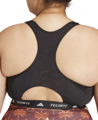 Plus Size Techfit Racerback Sports Bra 