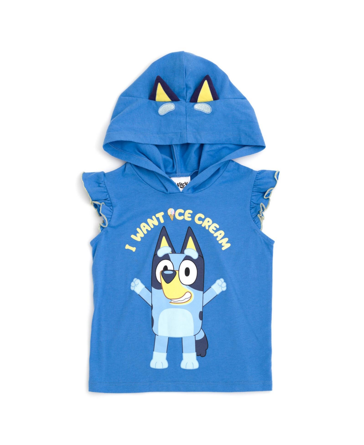 Girls Cosplay Tank Top and Active Retro Dolphin French Terry Shorts - Bluey