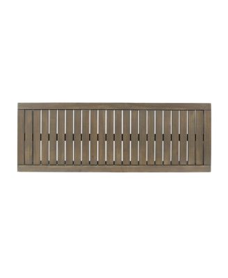 Modern Acacia Wood Bench: Elegance And Comfort For Your Outdoor Oasis