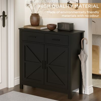Streamdale Modern Farmhouse Storage Buffet Cabinet with Drawers and Doors