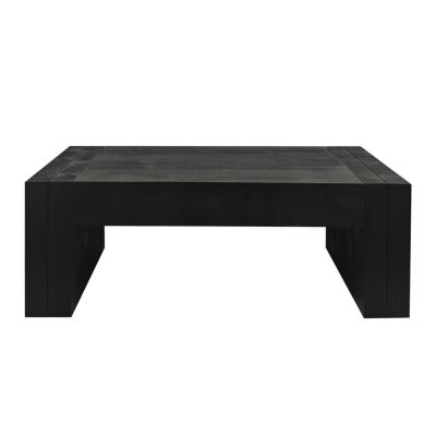 Black Modern Wood Coffee Table