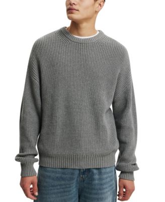 COTTON ON Men s Box Fit Crew Knit Sweater Macy s