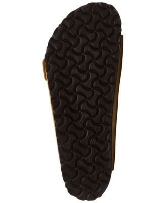 Men's Arizona Suede Leather Soft Footbed Casual Sandals from Finish Line