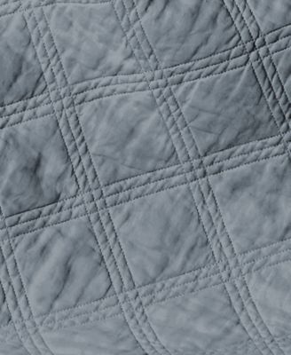 Washed Linen Textured Quilted Throw, 50" x 60"