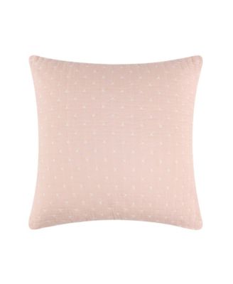 Cross Stitch Quilted Decorative Pillow, 18" x 18"