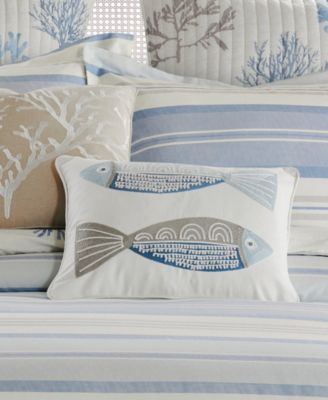 Ipanema Embroidered Decorative Pillow, 14" x 18"