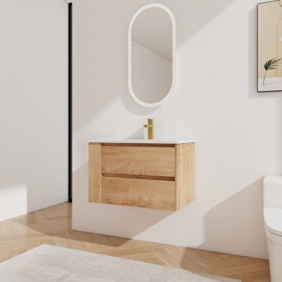 30" Vanity with Ceramic Sink, Soft-Close Drawers