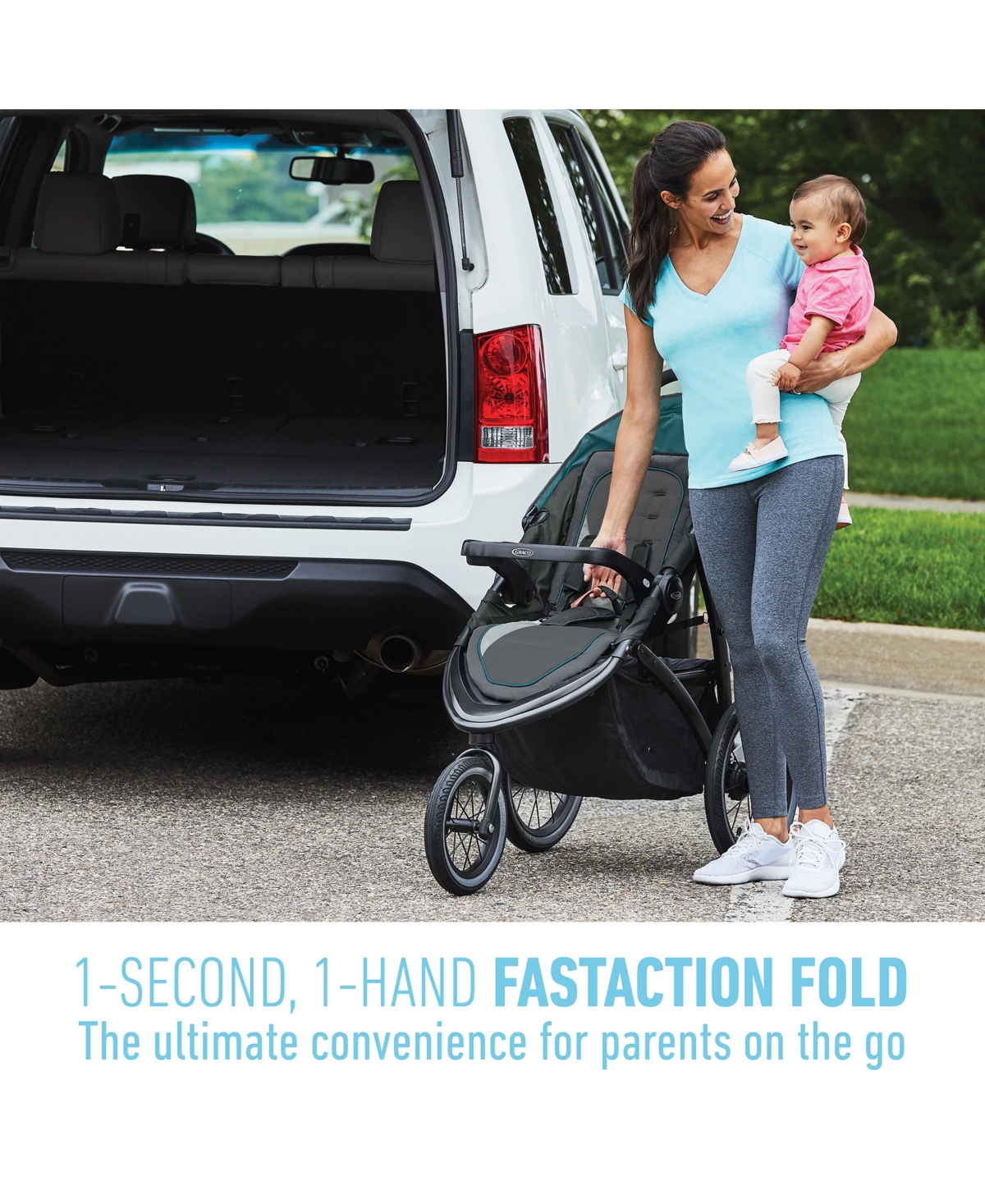 Graco Baby Fastaction Jogger Lx Stroller In Drive