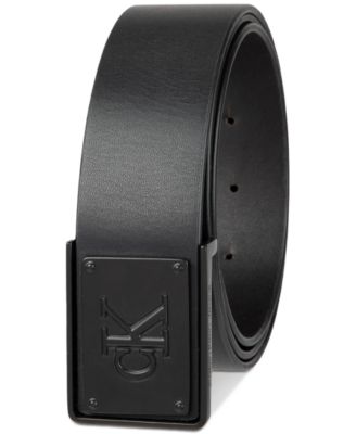 Men's CK Plate Plaque Belt