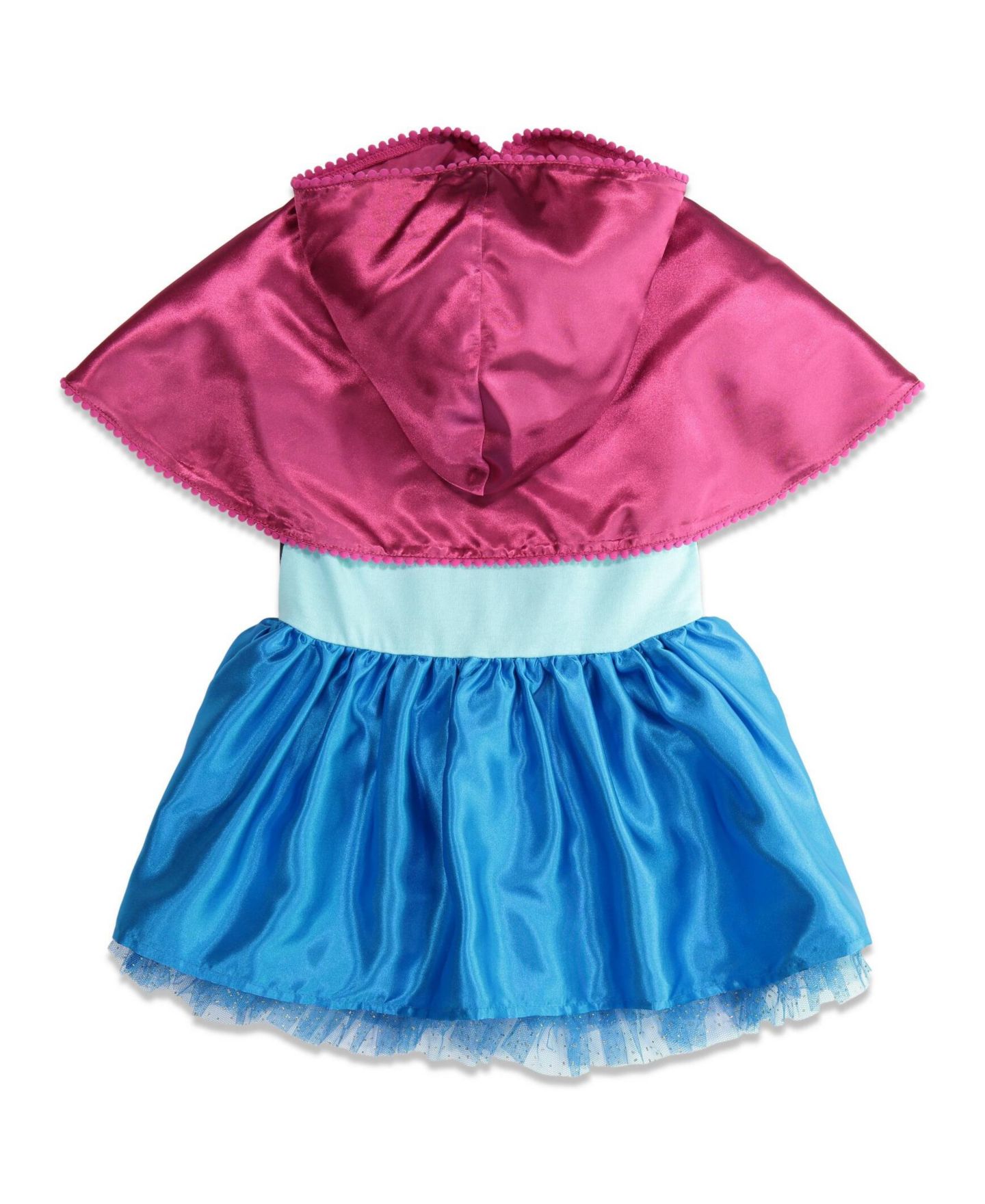 Платье Frozen Princess Anna Cosplay Hooded Dress для девочек, цвет: Синий пурпурный — фото 3