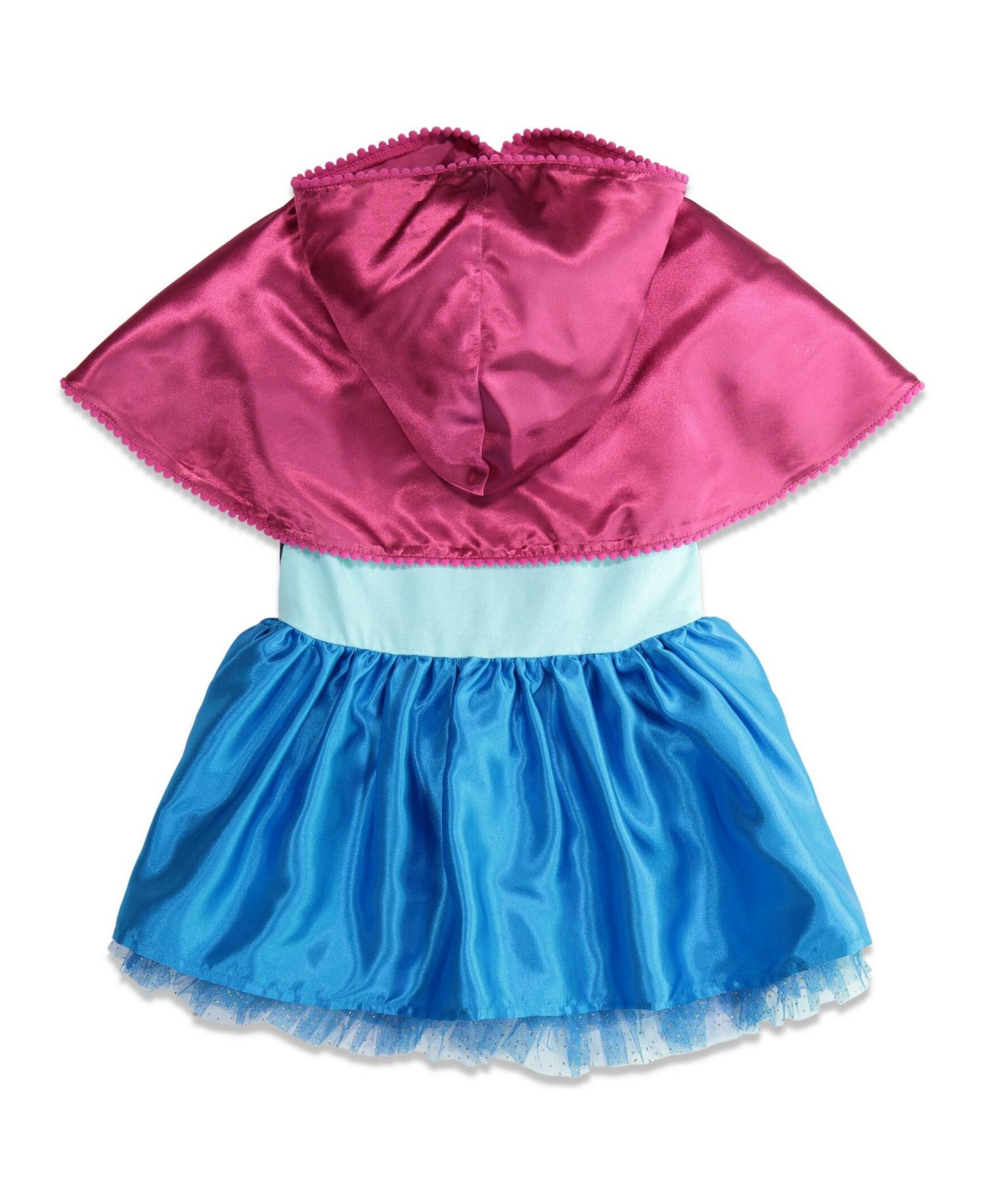 Big Girls Princess Anna Cosplay Hooded Dress