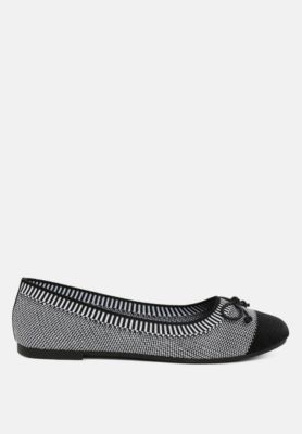 Womens Rosario Two Tone Ballerinas
