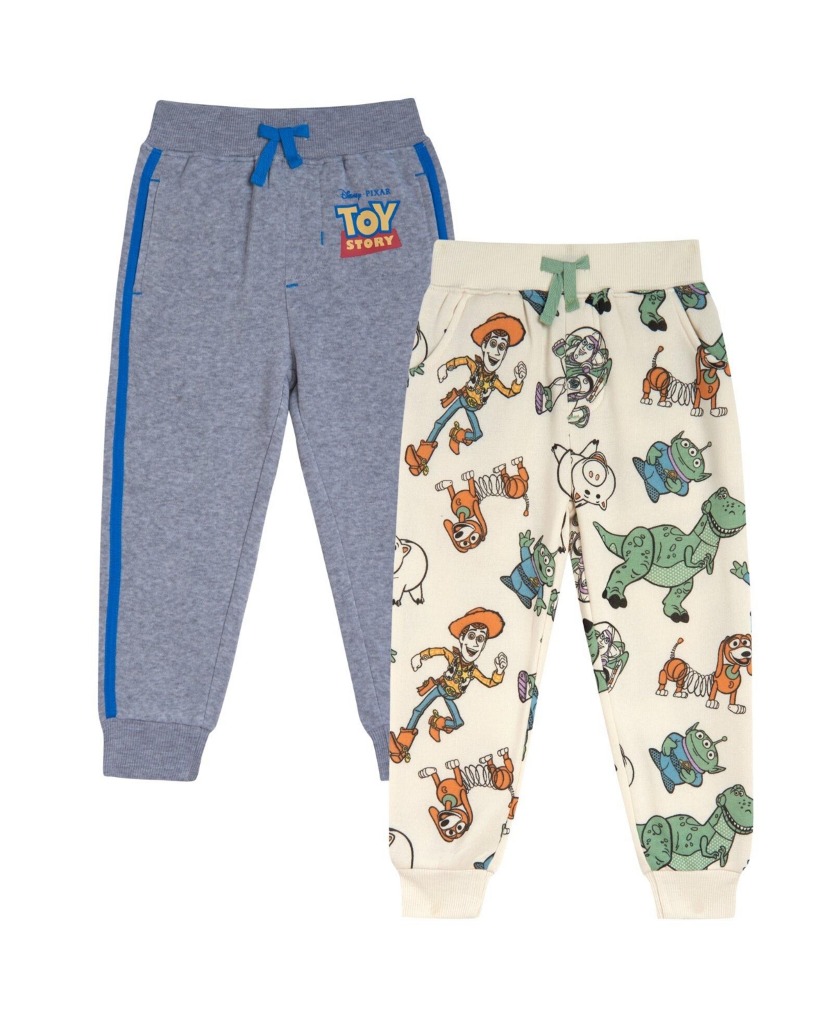 Toy Story Boys Disney Mickey Mouse Cars Lion King 2 Pack Pants to (12 Months - 10-12