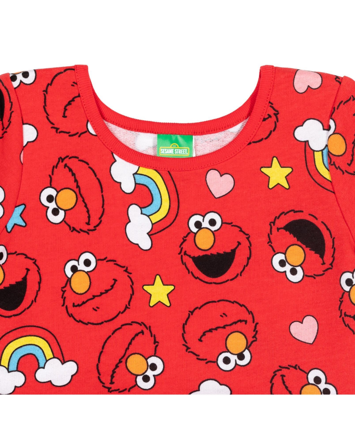 Sesame Street Baby Girls BabyAbby Cadabby Dress and Scrunchie to - Elmo, red