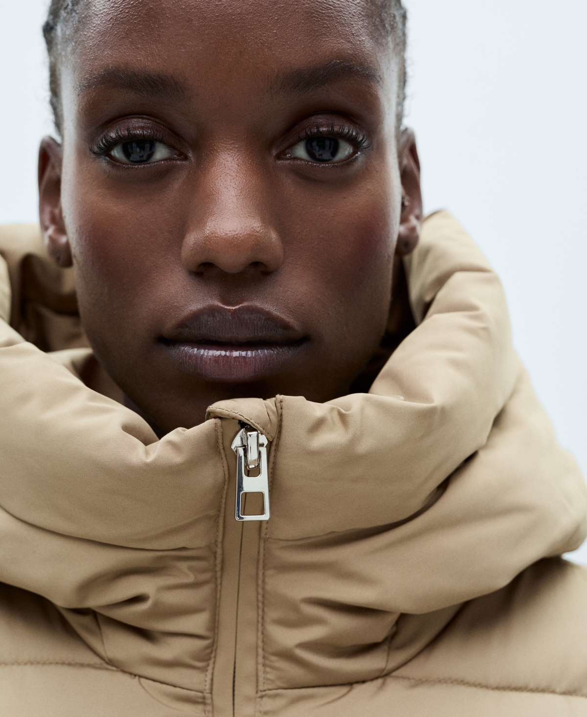 Mango Women's Hood Quilted Coat