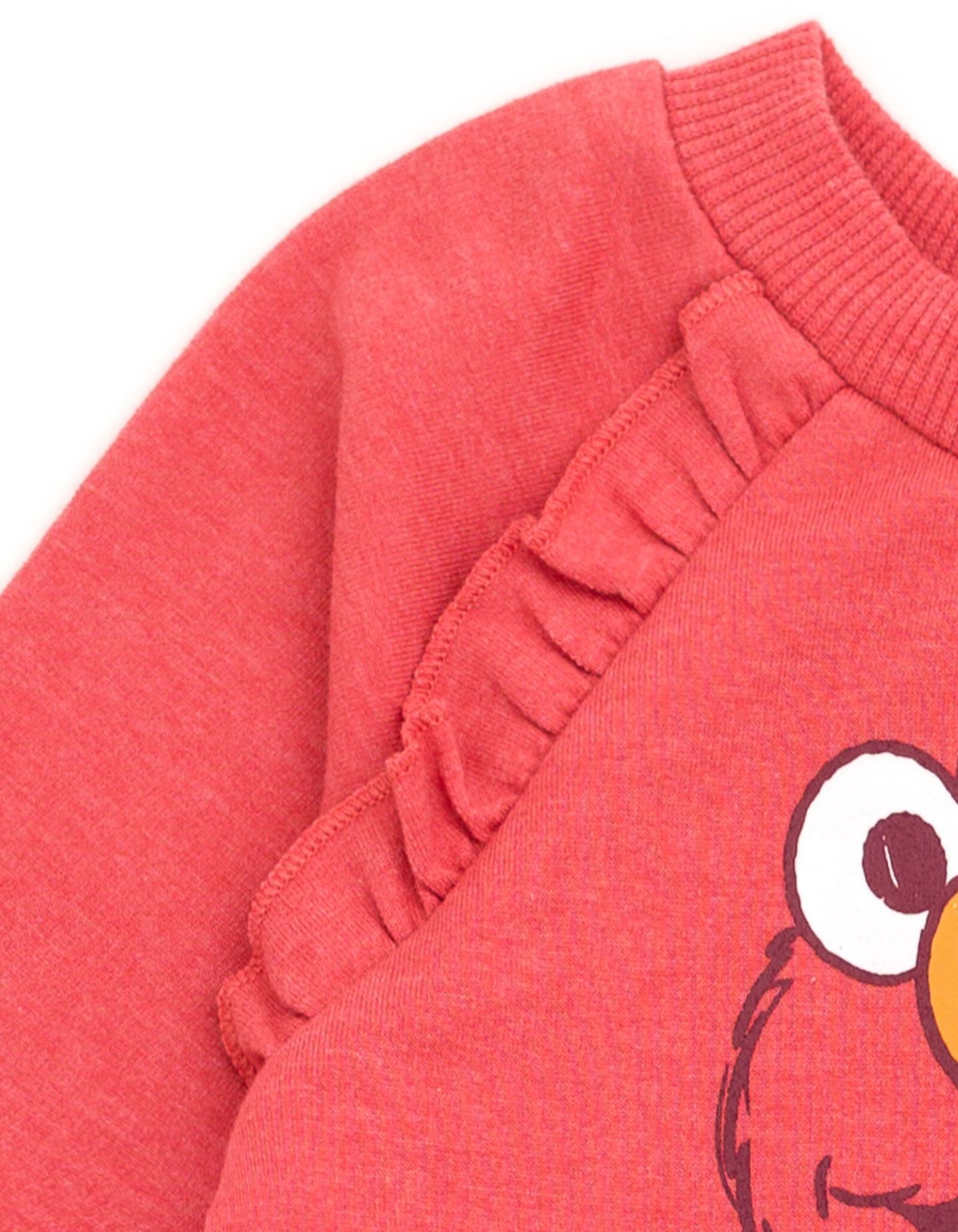 Платье Sesame Street Elmo French Terry Dress для девочек-малышей, цвет: Красный — фото 2