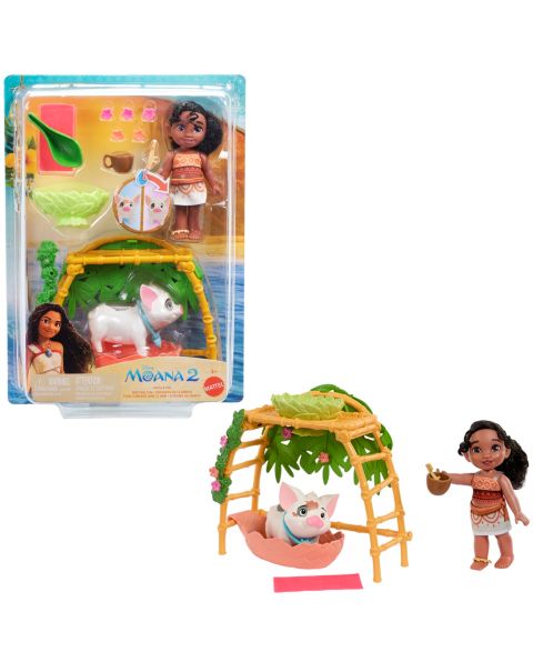 Детский игровой набор Disney Princess Moana 2 Simea and Pua Bathtime Fun Playset