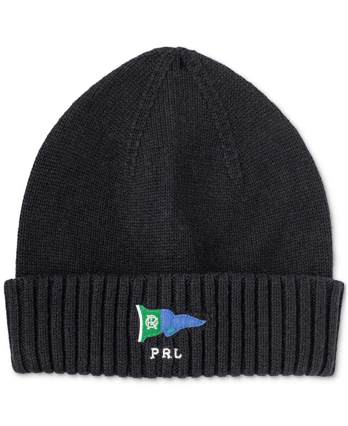 Polo Ralph Lauren Men's Pennant Beanie In Polo Black